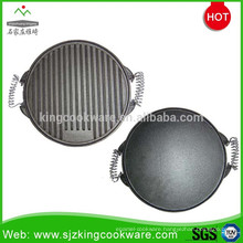 Round barbecue korea bbq grill pan